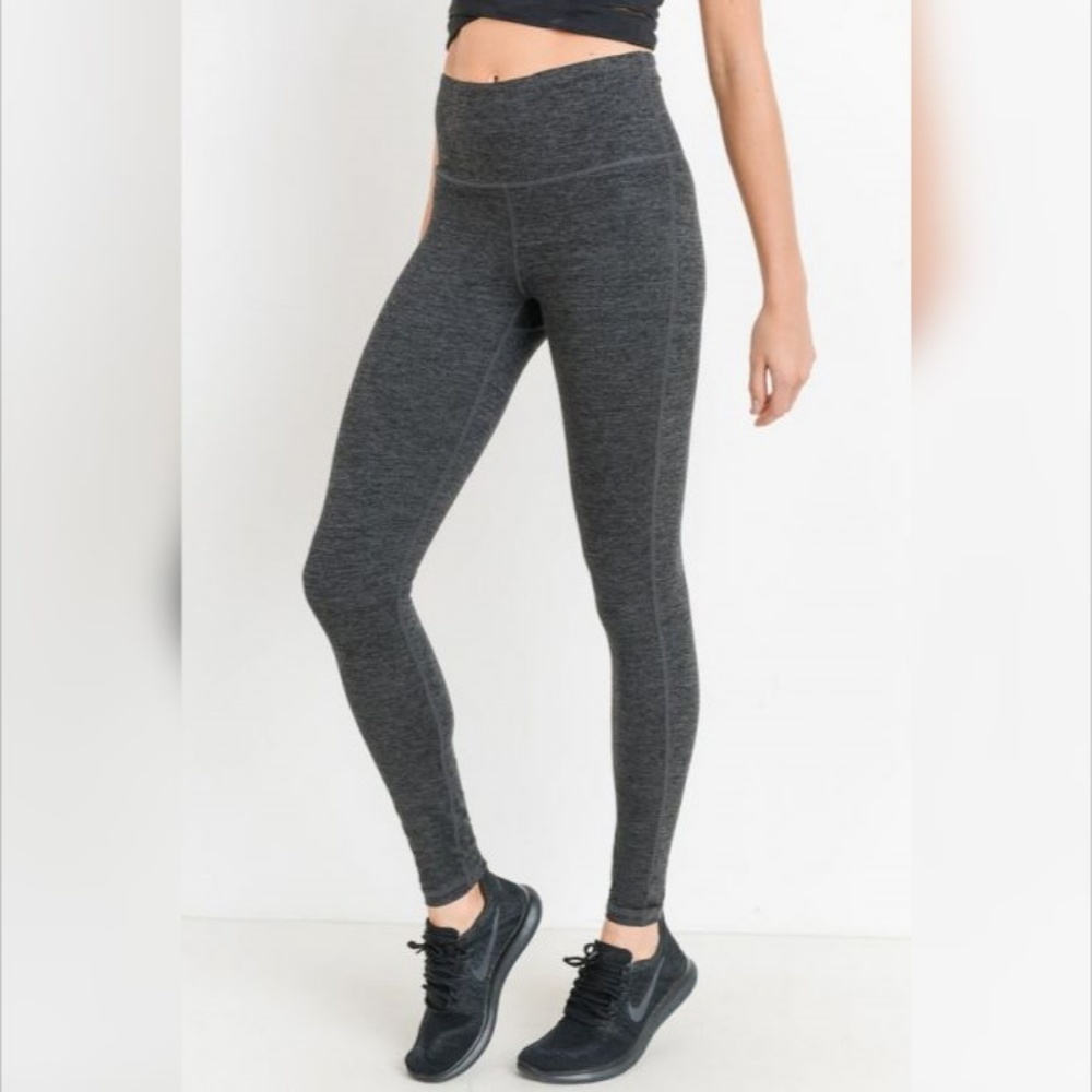New Mono B Highwaist Solid Essential Full Leggings - Picture 2 of 7